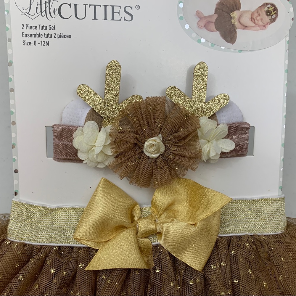 NEW Reindeer 2-Piece Tutu Set